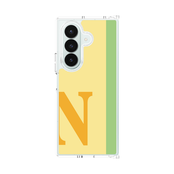 クリアケース［ オリジナル - initial color line - N yellow ］