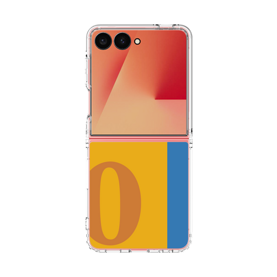 クリアケース［ オリジナル - initial color line - O orange ］