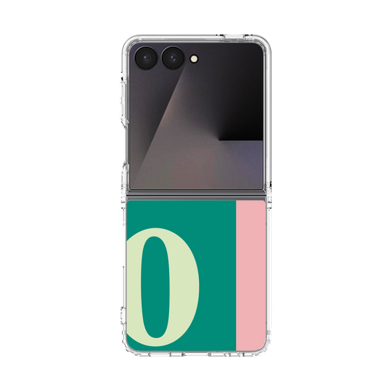 クリアケース［ オリジナル - initial color line - O green ］