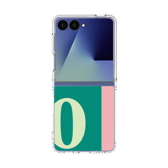 クリアケース［ オリジナル - initial color line - O green ］