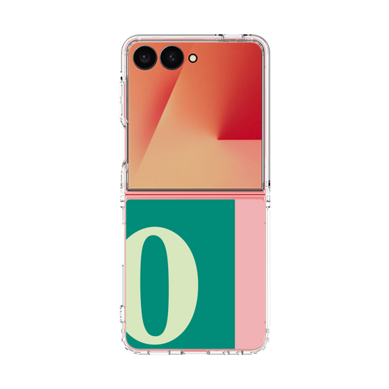 クリアケース［ オリジナル - initial color line - O green ］