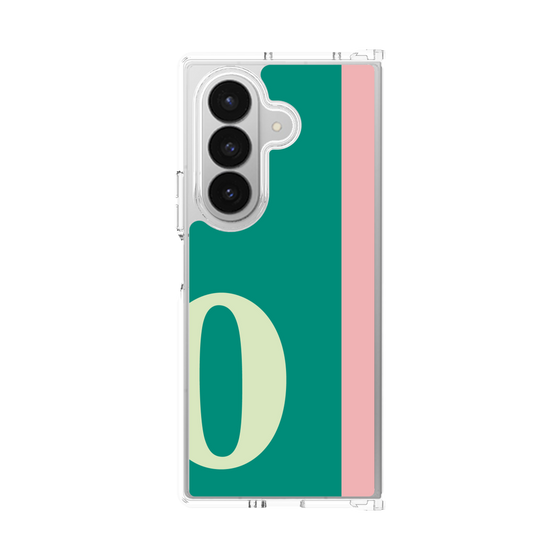 クリアケース［ オリジナル - initial color line - O green ］