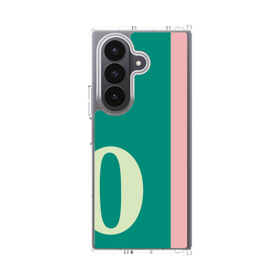 クリアケース［ オリジナル - initial color line - O green ］