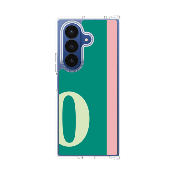 クリアケース［ オリジナル - initial color line - O green ］