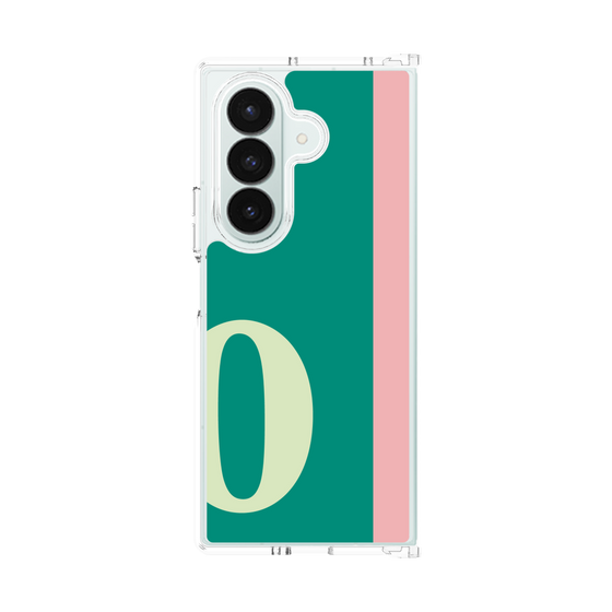 クリアケース［ オリジナル - initial color line - O green ］