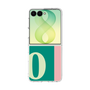 クリアケース［ オリジナル - initial color line - O green ］