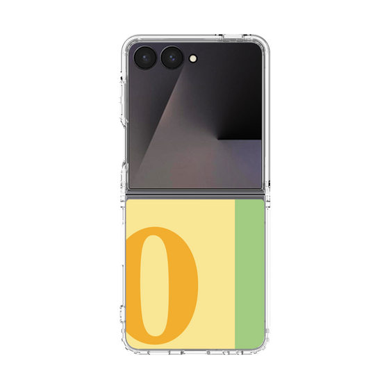 クリアケース［ オリジナル - initial color line - O yellow ］