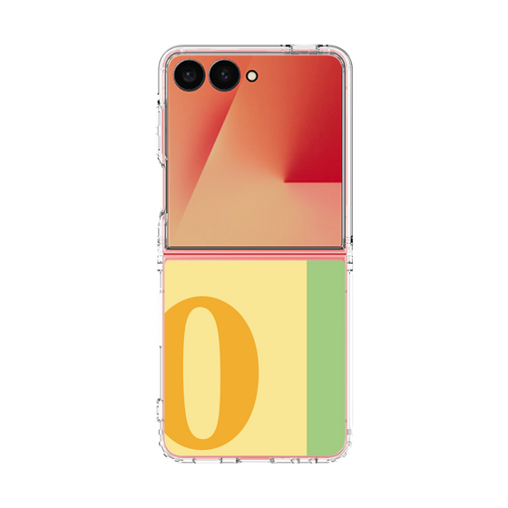 クリアケース［ オリジナル - initial color line - O yellow ］