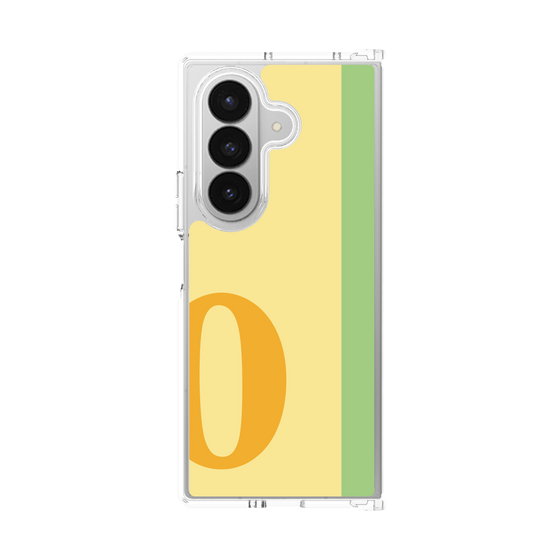 クリアケース［ オリジナル - initial color line - O yellow ］