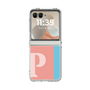 クリアケース［ オリジナル - initial color line - P pink ］