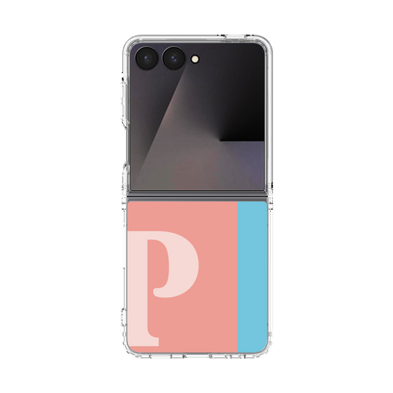 クリアケース［ オリジナル - initial color line - P pink ］