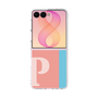 クリアケース［ オリジナル - initial color line - P pink ］