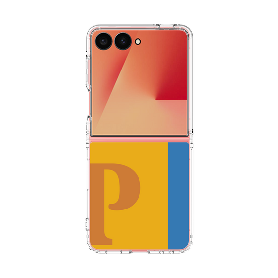 クリアケース［ オリジナル - initial color line - P orange ］