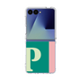 クリアケース［ オリジナル - initial color line - P green ］