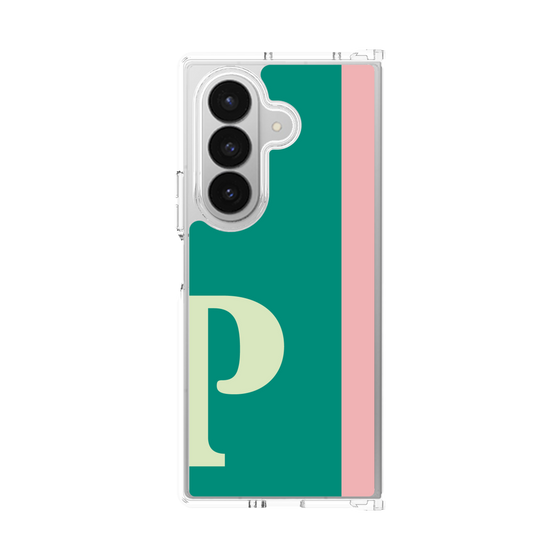 クリアケース［ オリジナル - initial color line - P green ］