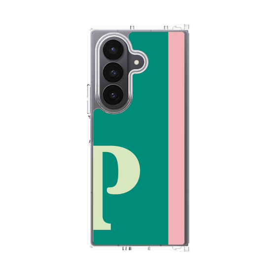 クリアケース［ オリジナル - initial color line - P green ］