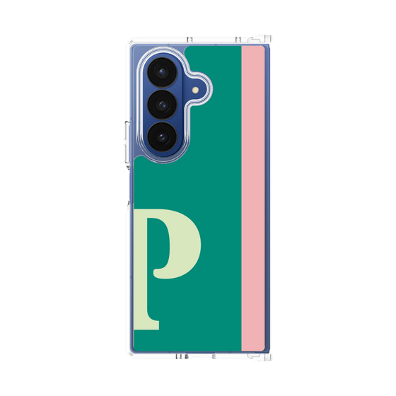 クリアケース［ オリジナル - initial color line - P green ］