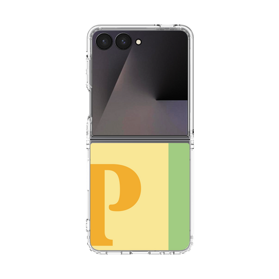 クリアケース［ オリジナル - initial color line - P yellow ］