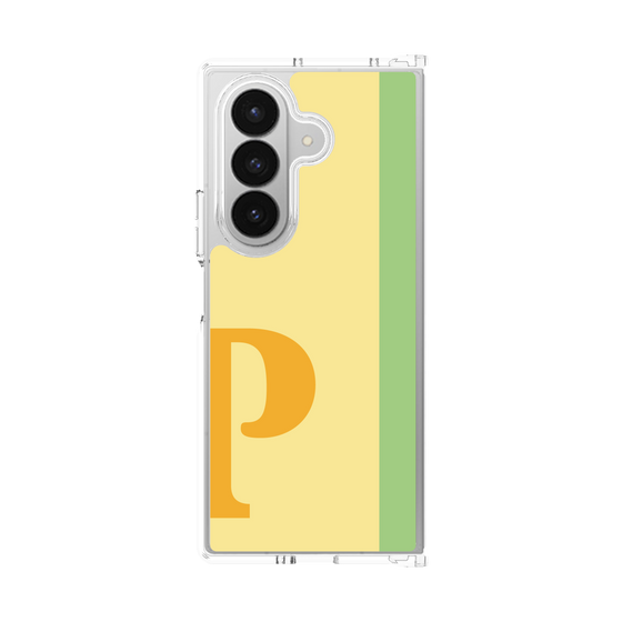 クリアケース［ オリジナル - initial color line - P yellow ］