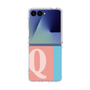 クリアケース［ オリジナル - initial color line - Q pink ］