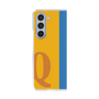 クリアケース［ オリジナル - initial color line - Q orange ］