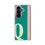 クリアケース［ オリジナル - initial color line - Q green ］