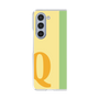 クリアケース［ オリジナル - initial color line - Q yellow ］