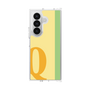 クリアケース［ オリジナル - initial color line - Q yellow ］