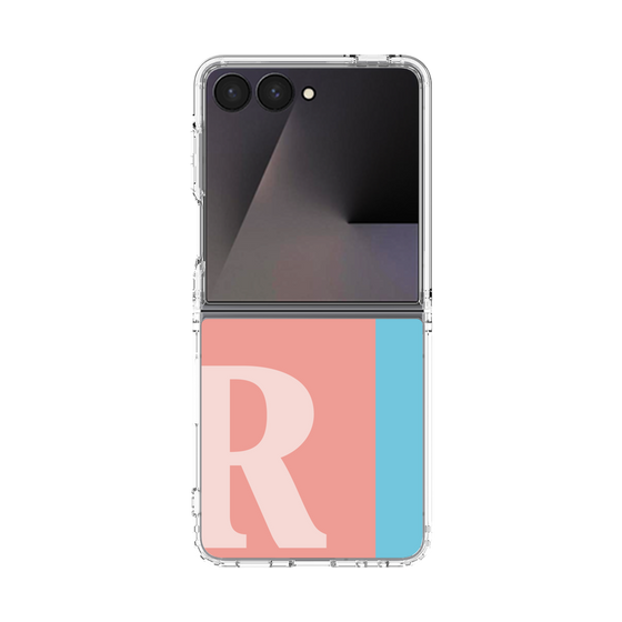 クリアケース［ オリジナル - initial color line - R pink ］