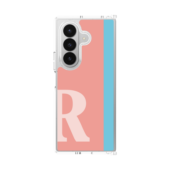 クリアケース［ オリジナル - initial color line - R pink ］