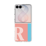 クリアケース［ オリジナル - initial color line - R pink ］
