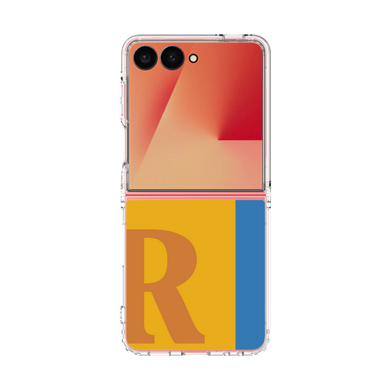 クリアケース［ オリジナル - initial color line - R orange ］