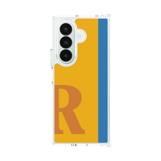 クリアケース［ オリジナル - initial color line - R orange ］