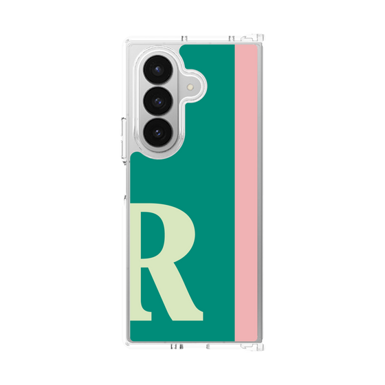 クリアケース［ オリジナル - initial color line - R green ］
