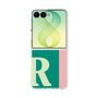 クリアケース［ オリジナル - initial color line - R green ］