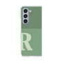 クリアケース［ オリジナル - initial two tone - R green ］
