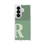クリアケース［ オリジナル - initial two tone - R green ］