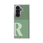 クリアケース［ オリジナル - initial two tone - R green ］