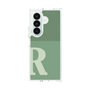 クリアケース［ オリジナル - initial two tone - R green ］