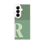クリアケース［ オリジナル - initial two tone - R green ］