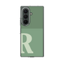クリアケース［ オリジナル - initial two tone - R green ］