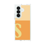 クリアケース［ オリジナル - initial two tone - S orange ］
