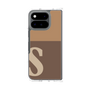 クリアケース［ オリジナル - initial two tone - S brown ］