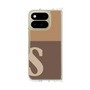 クリアケース［ オリジナル - initial two tone - S brown ］