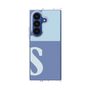 クリアケース［ オリジナル - initial two tone - S blue ］