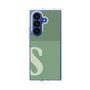 クリアケース［ オリジナル - initial two tone - S green ］