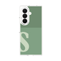 クリアケース［ オリジナル - initial two tone - S green ］