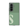 クリアケース［ オリジナル - initial two tone - S green ］
