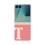 クリアケース［ オリジナル - initial two tone - T pink ］