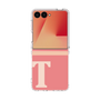 クリアケース［ オリジナル - initial two tone - T pink ］